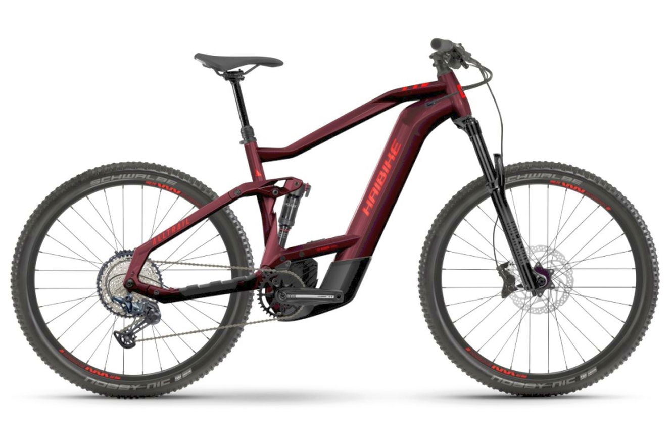 Haibike ALLTRAIL 8 29 MTB Fully tuscan/neon red - gloss